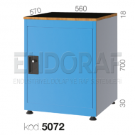  5072 KODLU 1 KAPILI DOLAP