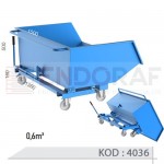 4036 KODLU 0,6 m³ TALAŞ ARABASI